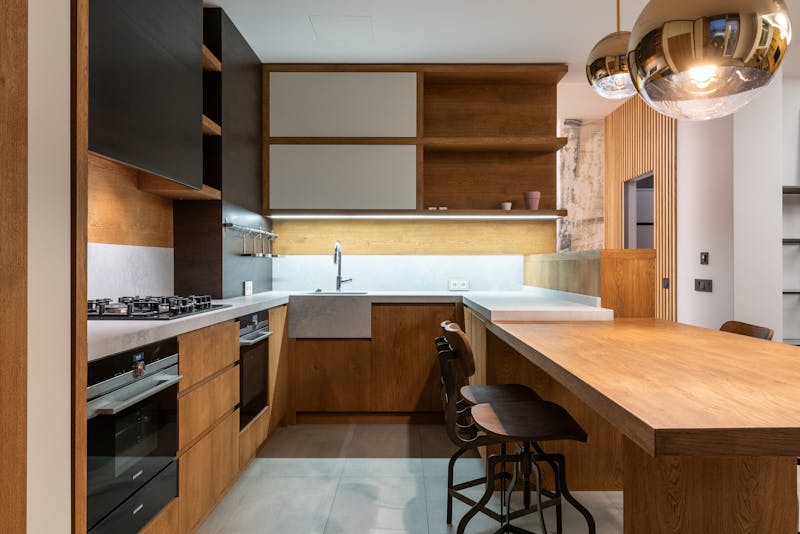 a compact kitchen